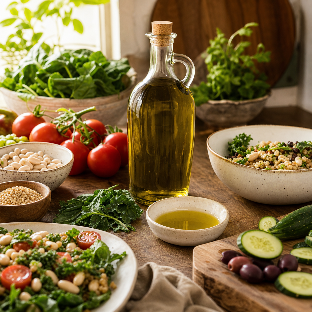 Olive oil and whole-food nutrition