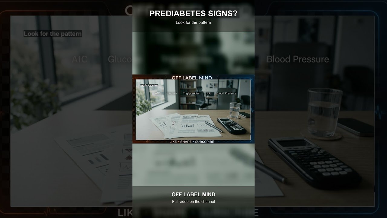 Stop Ignoring These Prediabetes Warning Signs YouTube thumbnail for Stop Ignoring These Prediabetes Warning Signs