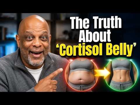 the truth about cortisol belly youtube thumbnail